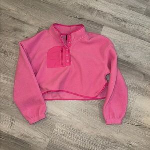 Pink Fleece Pullover